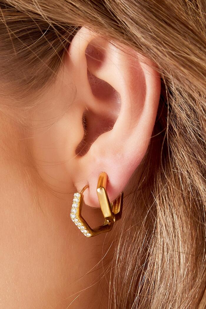 Ohrringe aus Edelstahl Silber Bild3